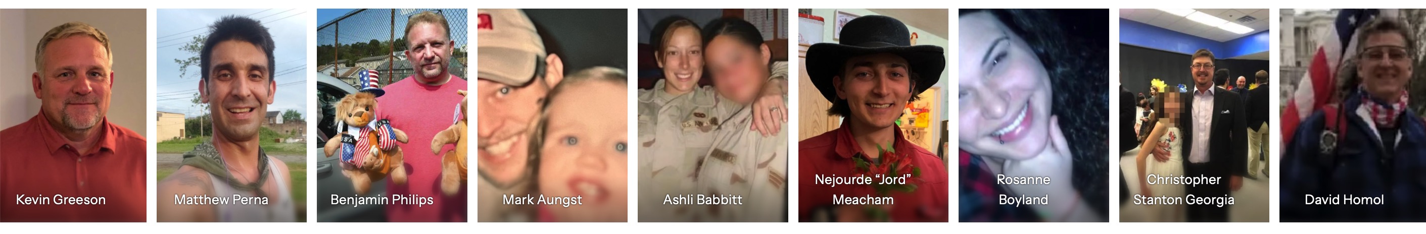 Photograph regarding deceased individuals related to January 6